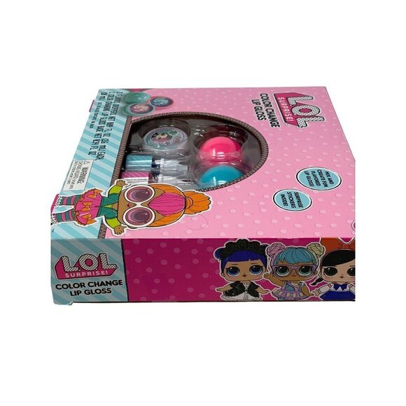 LOL Surprise Color Change Lip Gloss Kit Flavor Droppers Stickers For Kids Age 5+ - Picture 7 of 12